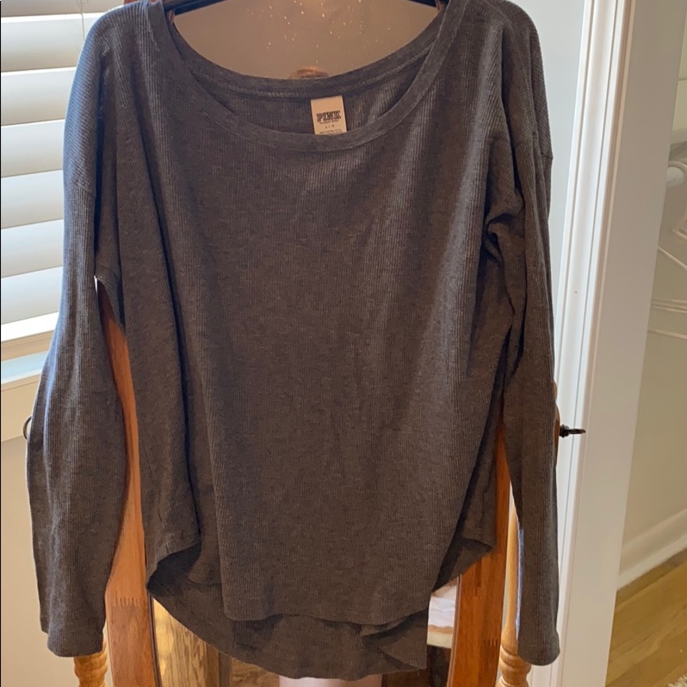 [vs pink] oversized waffle thermal